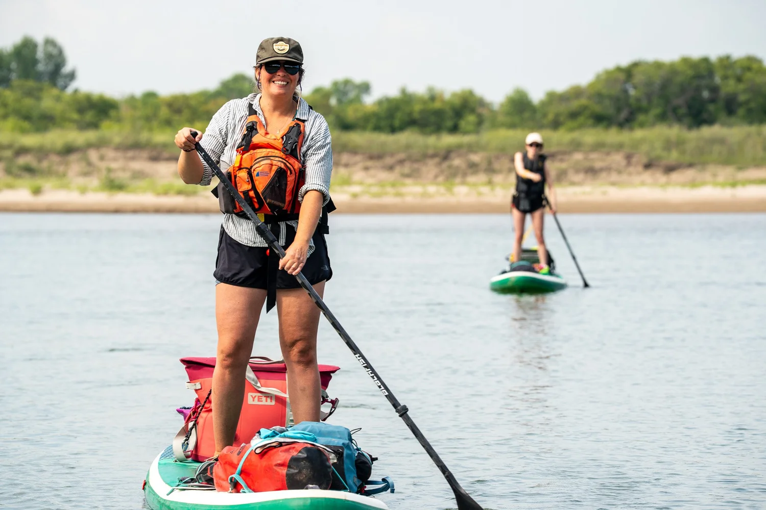 Back2Nature paddleboard experience on Saskatchewan water